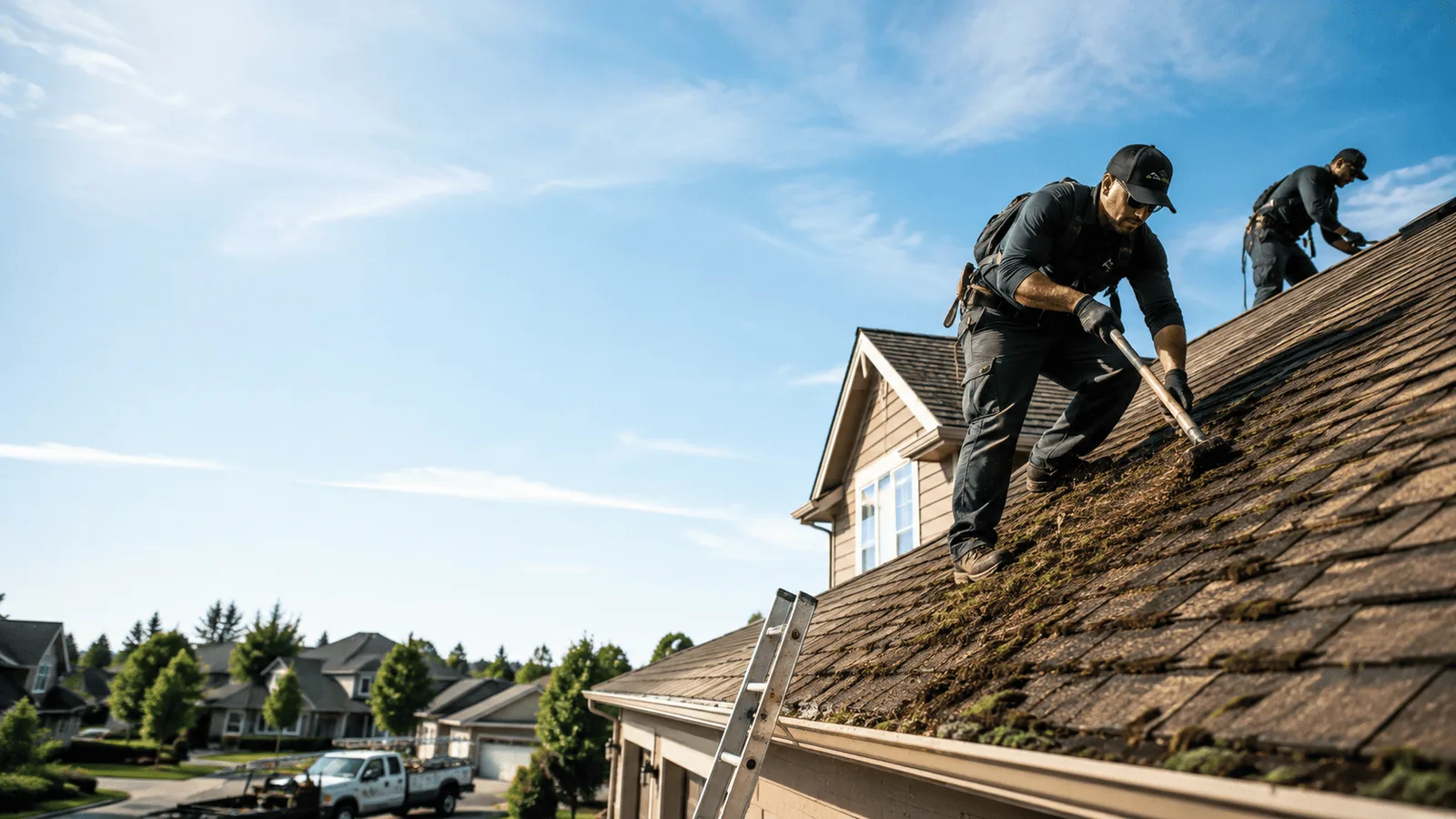 Roof Moss Removal in Rising Star, TX near me